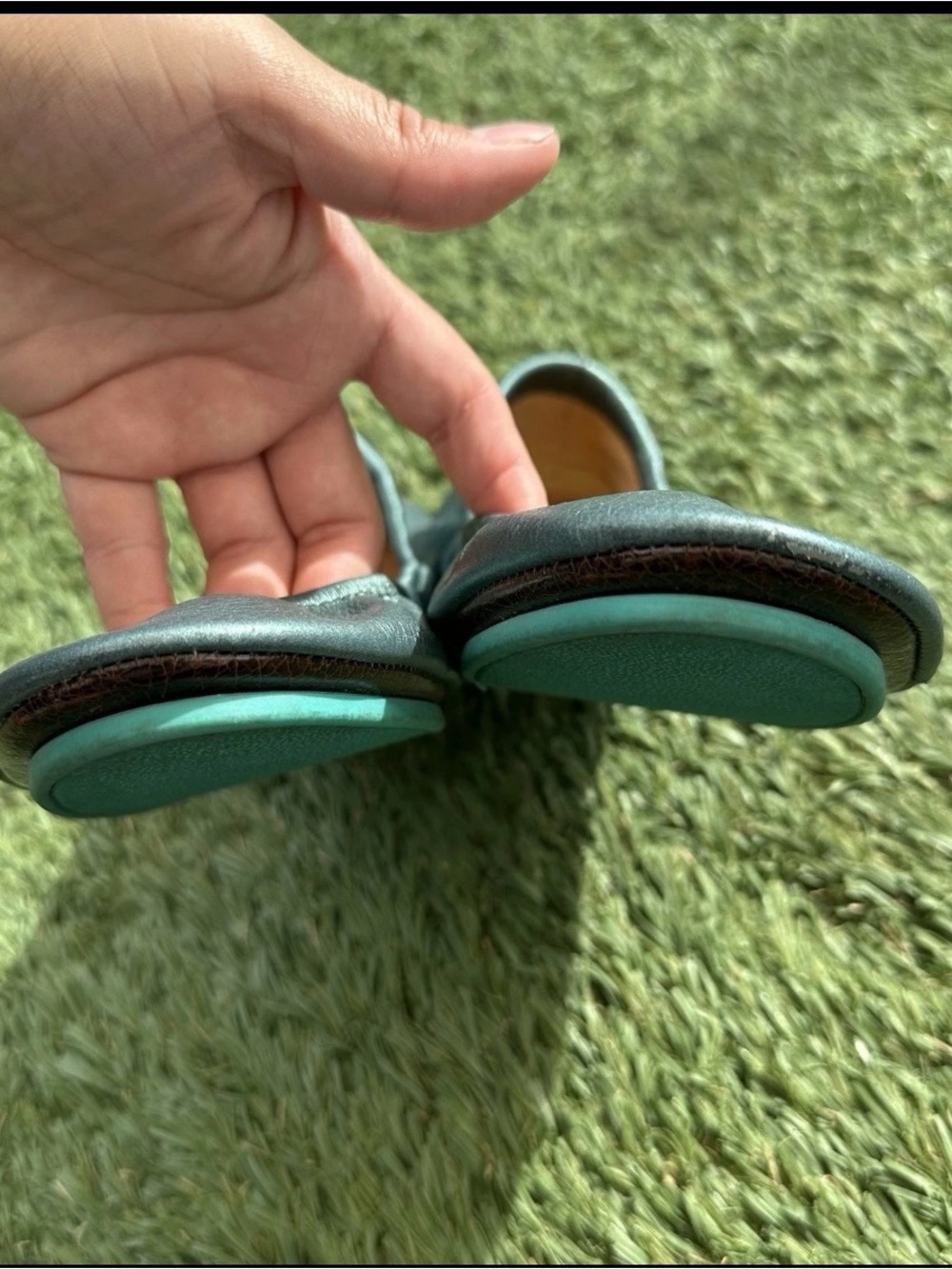 Tieks Tahitian Pearl Leather Ballet Flats by Tieks - Picture 3 of 6